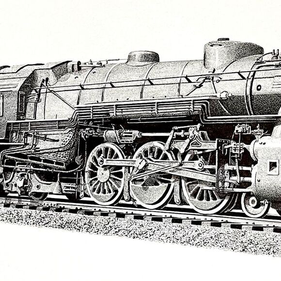 Chesapeake & Ohio Railway 490 Train Prints - Picture 3 of 6